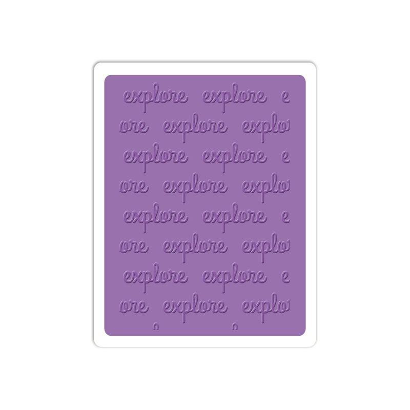 Sizzix Textured Impressions Embossing Folder Explore